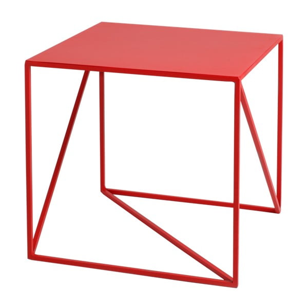 Červený odkládací stolek Custom Form Memo