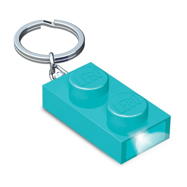 Modrý LED přívěsek na klíče LEGO®