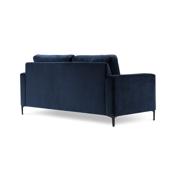 Mereväe sinine sametne diivan , 158 cm Harmony - Kooko Home-image-3