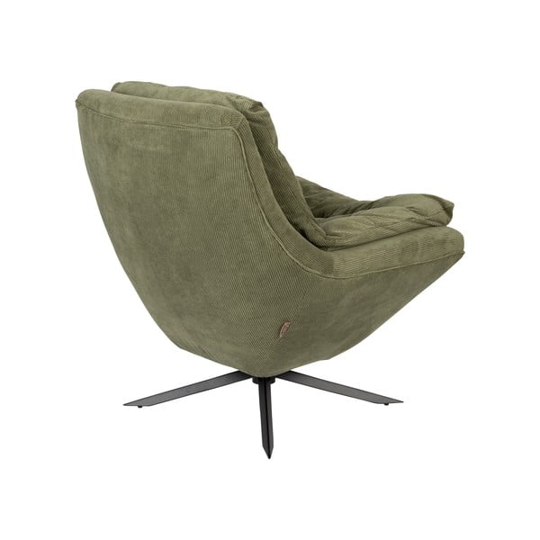 Roheline sametist tugitool Vince - Dutchbone-image-4