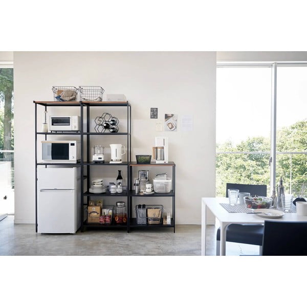 Matt must terasest riiul 60x90x46,5 cm Tower - YAMAZAKI-image-3