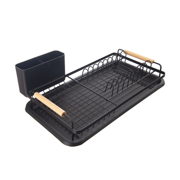 Must metallist nõudekuivatusrest 43x28,5 cm Radka - Orion-image-2