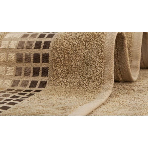 Helepruun puuvillane rätik 50x100 cm Darwin - My House-image-3