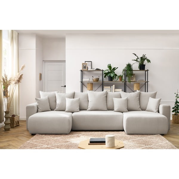 Helebeež U-kujuline diivanvoodi Envy - Bobochic Paris-image-1