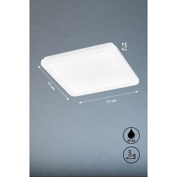 Valge LED laevalgusti 17x17 cm Gotland - Fischer & Honsel-image-3