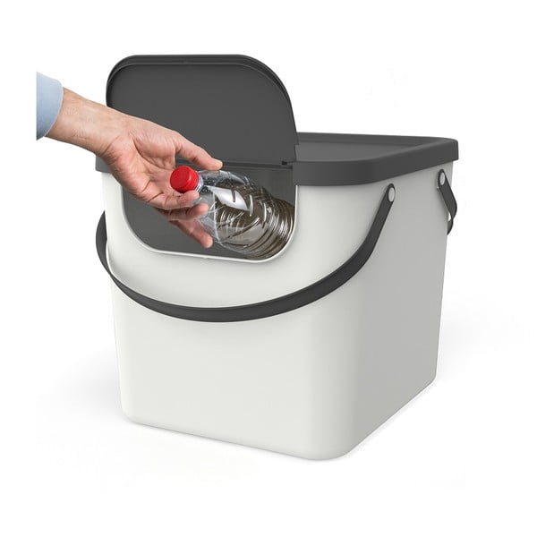Ringlussevõetud plastist prügikast 40 l Albula - Rotho-image-2