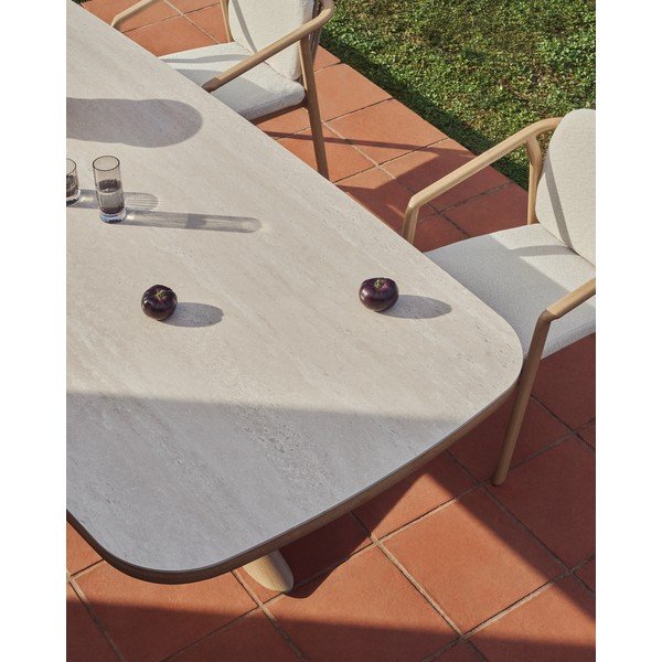 Aia söögilaud keraamilise pealispinnaga 110x240 cm Mirtia - Kave Home-image-2