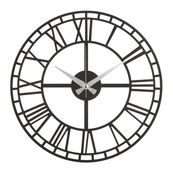 Kovové nástěnné hodiny London, ø 50 cm