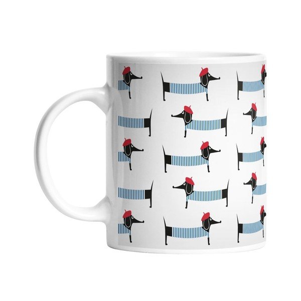 Keramický hrnek French Dachshunds, 330 ml-image-1