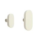 Kreemid pöögipuidust seinakonksud 2tk komplektis Arely - Kave Home