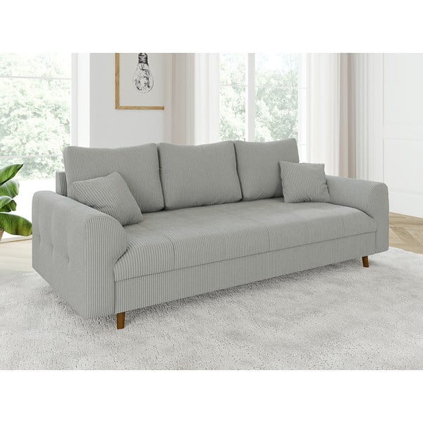 Helehall velvetist diivan 210 cm Ariella – Ropez-image-3