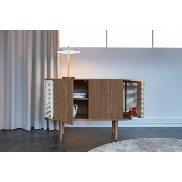 Madal kapp tammepuidust pruunikas-loomulikku värvi 109x75 cm Treasures - UMAGE-image-1