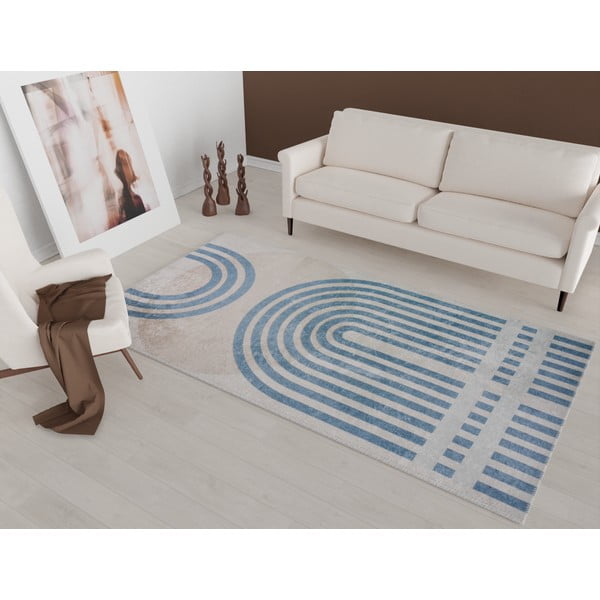 Sinine/hall vaip 80x50 cm - Vitaus-image-1