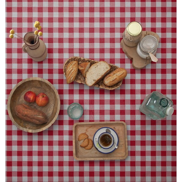 Lauakate Punane Vichy, 140 x 140 cm - Really Nice Things-image-2