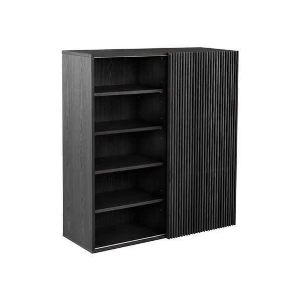 Must esikukomplekt saarepuust dekooriga 110x120x40 cm Sion - Jotex