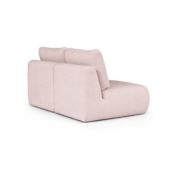 Hele roosa bukleekangast diivan 164 cm Mirel - Rodier-image-4