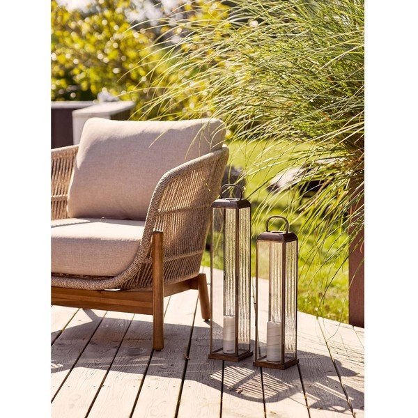 Metall/klaas latern (kõrgus 60 cm) Herslev - House Nordic-image-1