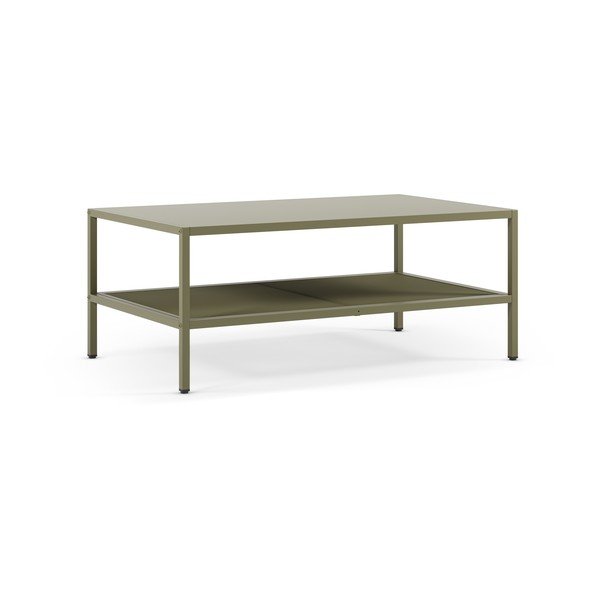 Roheline metallist kohvilaud 60x100 cm Fayna - Marckeric