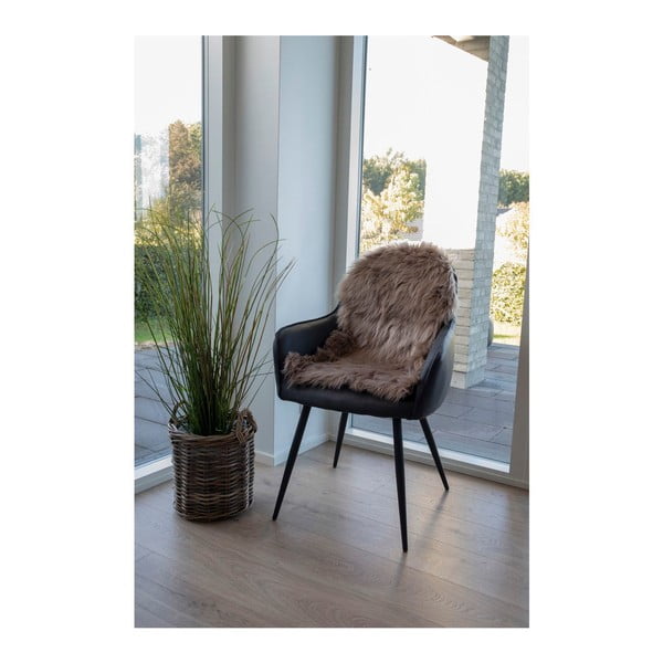 Pruun sünteetiline karusnahk 50x85 cm - House Nordic-image-1