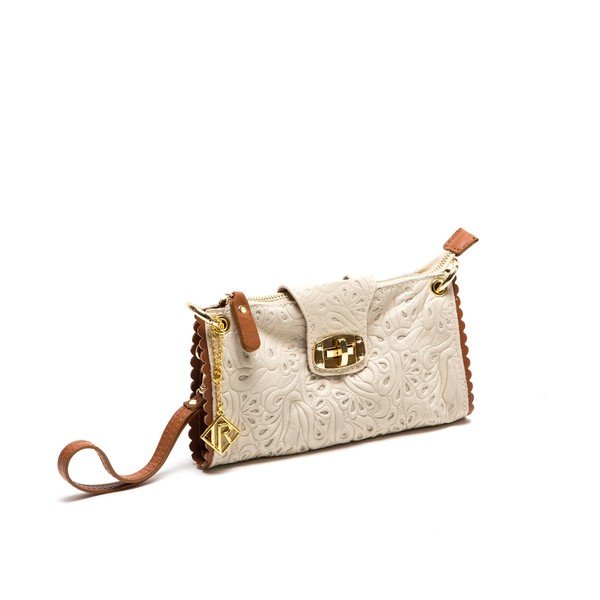 Kožená kabelka Isabella Rhea 2024, béžová-image-1