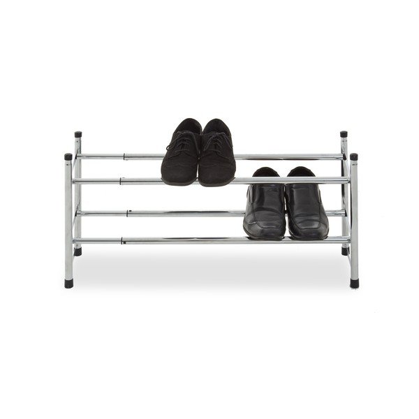 Hõbedane teleskoopiline metallist kingariiul – Premier Housewares-image-2