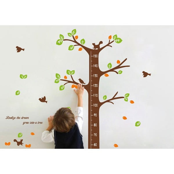 Laste kleebis - mõõdupuu uksele või seinale 60x190 cm Dreaming Tree – Ambiance-image-1