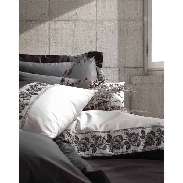 Hall puuvillane voodipesu koos linaga Cotton Box , 200 x 220 cm Rosinda - Mijolnir-image-2