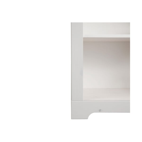 Valge männipuidust raamaturiiul 50x135 cm Cubrix - Støraa-image-4