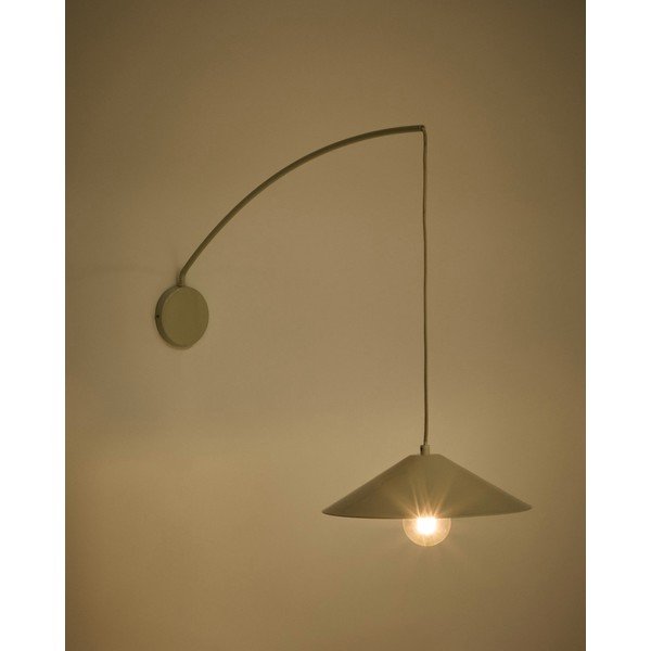 Kreem seinavalgusti ø 35 cm Kally - Kave Home-image-2