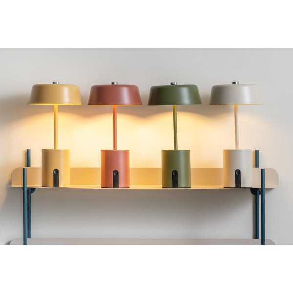 Beež metallist LED-laualamp (kõrgus 22,5 cm) Elemental LED - Leitmotiv-image-1