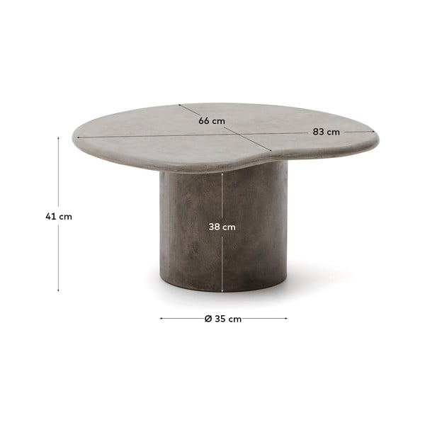 Aia hoiulaud 77x83 cm Macarella - Kave Home-image-4