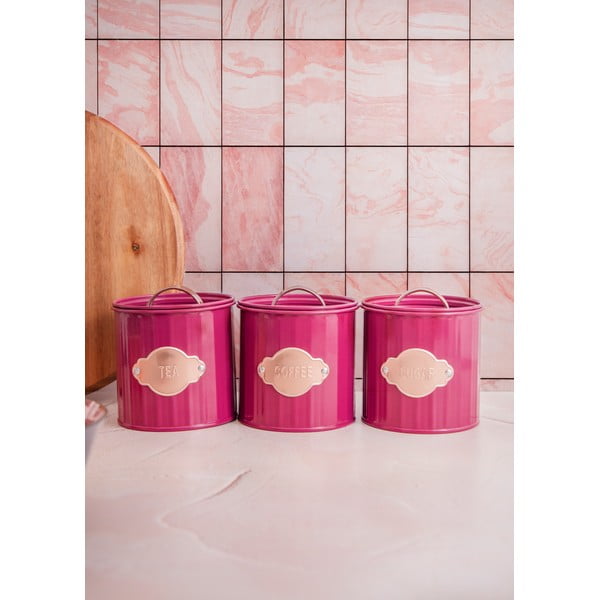 Punasest terasest toidupurgid 3 komplektis - Kitchen Craft-image-1