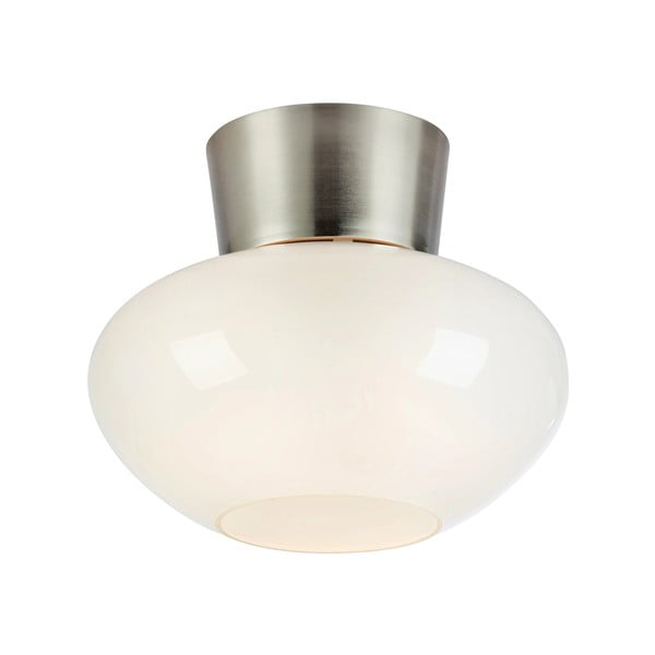 Valge/hõbedane laevalgusti klaasist varjuga Malaga - Markslöjd