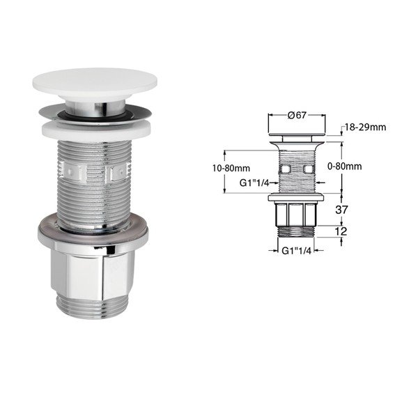 Valamu äravoolukork Impala - Sapho-image-2