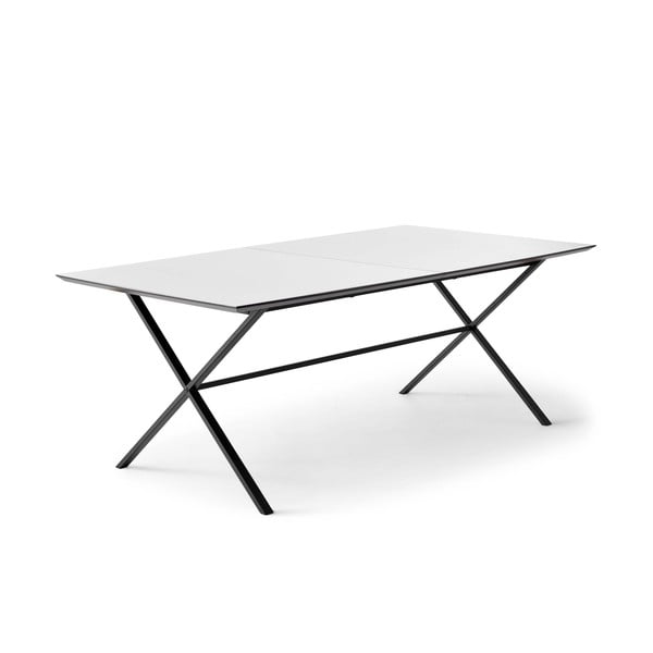 Valge kokkupandav söögilaud  90x165 cm Meza - Hammel Furniture