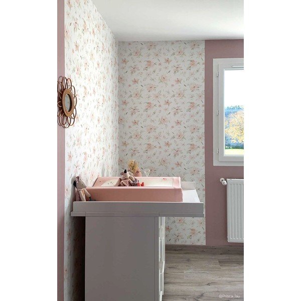 Laste tapeet 10 m x 50 cm Watercolour Flowers - Lilipinso-image-3