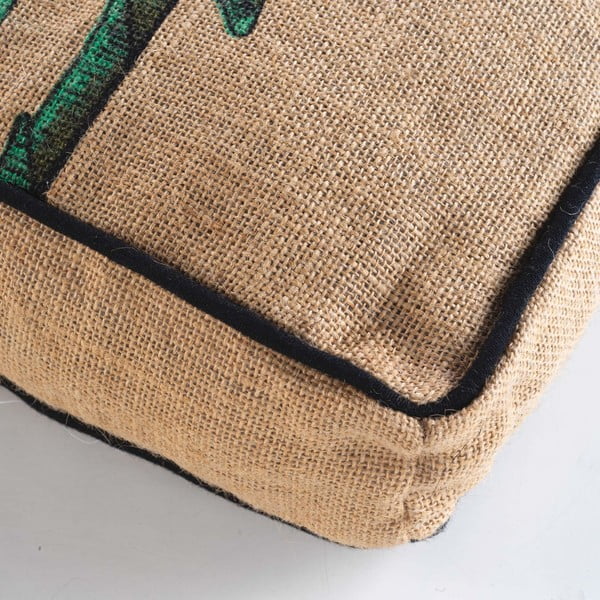 Roheline-pruun kott-tool Balinesia - douceur d'intérieur-image-1