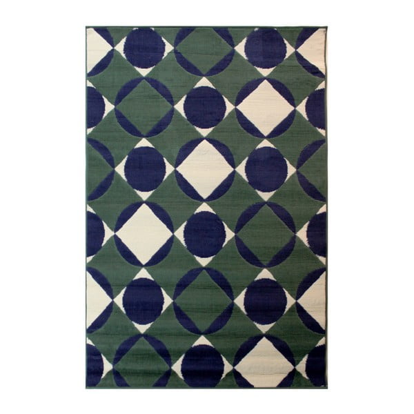 Modrý koberec Flair Rugs Carnaby Element Teal, 160 x 230 cm