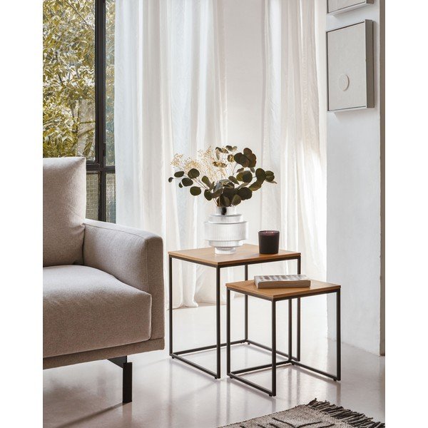 Abilauad 2 tk komplektis 45x45 cm Yoana - Kave Home-image-1