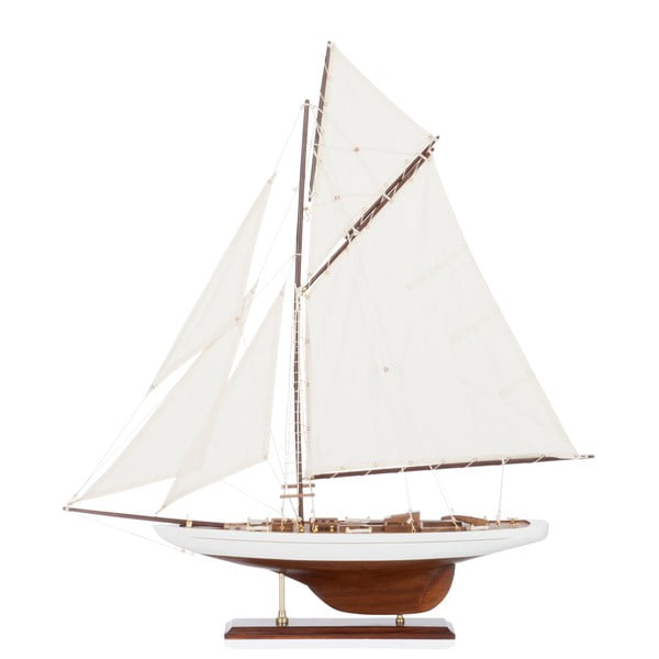 Objekt plachetnice Sail Boat White, 69 cm