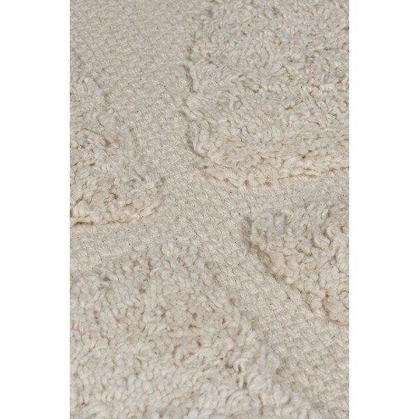 Kreem käsitsi kootud puuvillane vaip 80x150 cm Ada Arch Geo - Flair Rugs-image-2
