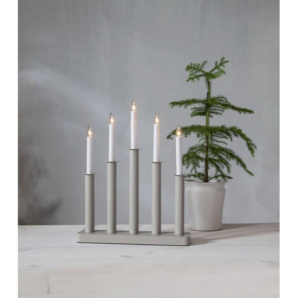 Beež jõuluküünlajalg Plate - Star Trading-image-1