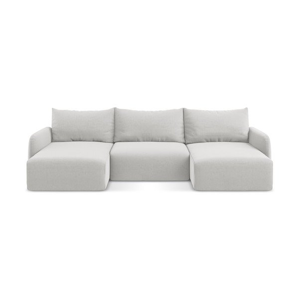 Helehall sametdiivanvoodi/panipaigaga nurgadiivan (U-kujuline) Kalena - Makamii