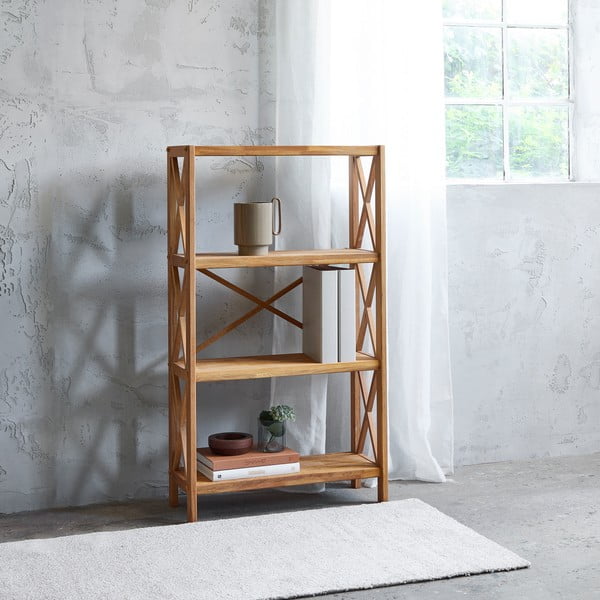 Tammepuidust riiul 70x124 cm X-Shelf - Unique Furniture-image-1