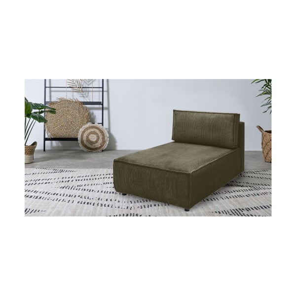 Heleroheline velvetist diivanimoodul, muutuv  Nihad modular - Bobochic Paris-image-1