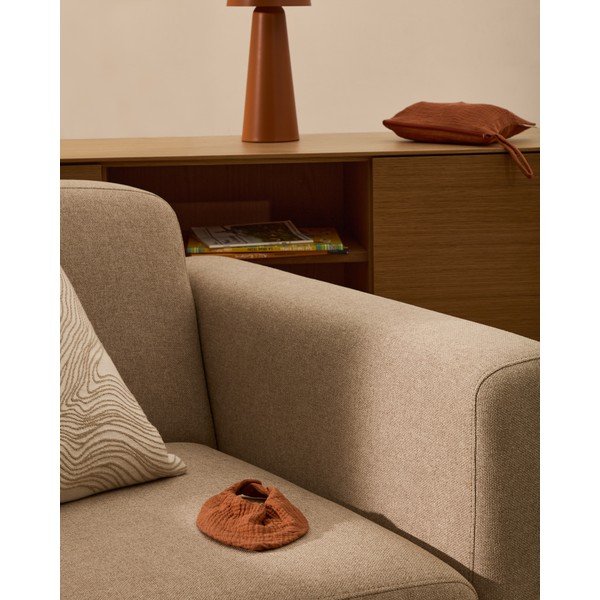 Kreemid/terrakottapunased puuvillased põlled 2tk komplektis Olna - Kave Home-image-1