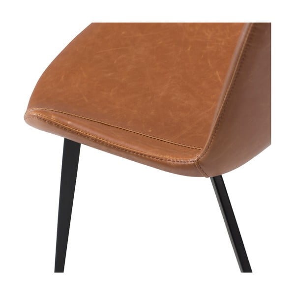 Pruun kunstnahast söögitool DAN-FORM Taani Hype - DAN-FORM Denmark-image-3