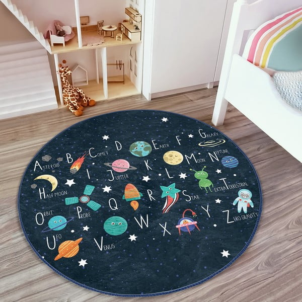 Tumesinine laste vaip ø 100 cm Comfort - Mila Home-image-3
