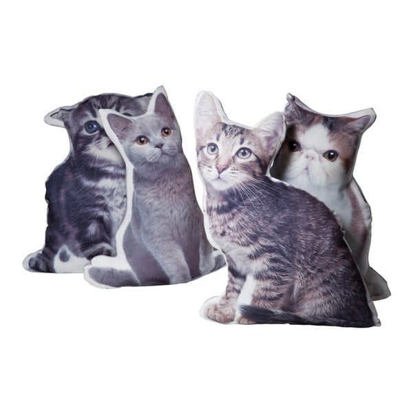 Sada 4 polštářů Kare Design Kitties