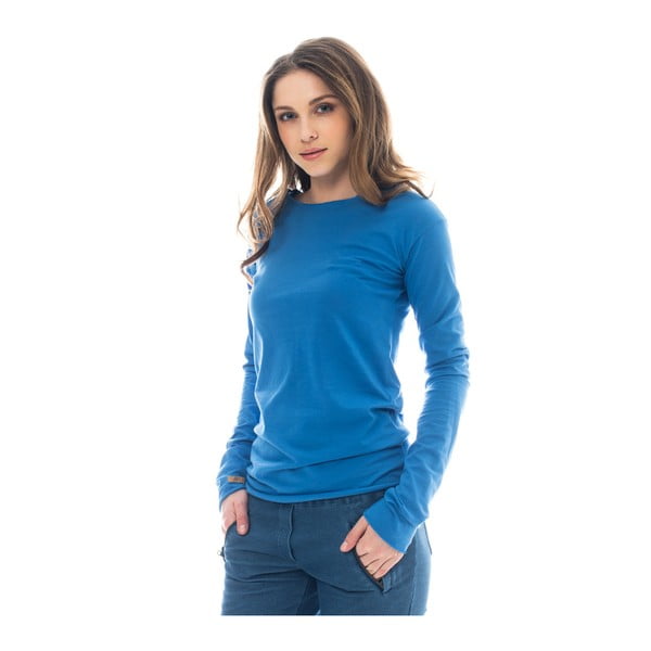 Modré bavlněné tričko Lull Loungewear Escuro, vel. L